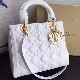 MEDIUM LADY DIOR BAG Patent Cannage Calfskin