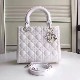 MEDIUM LADY DIOR BAG Patent Cannage Calfskin