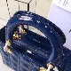 MEDIUM LADY DIOR BAG Patent Cannage Calfskin