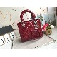 MEDIUM LADY DIOR BAG Patent Cannage Calfskin