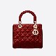 MEDIUM LADY DIOR BAG Patent Cannage Calfskin