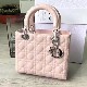MEDIUM LADY DIOR BAG Patent Cannage Calfskin
