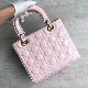 MEDIUM LADY DIOR BAG Patent Cannage Calfskin