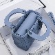 MINI LADY DIOR BAG Ultramatte Cannage Calfskin