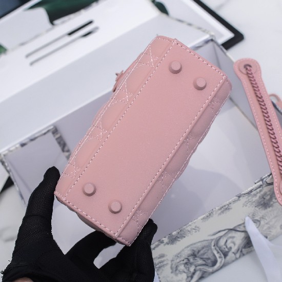MINI LADY DIOR BAG Ultramatte Cannage Calfskin