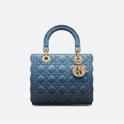 MEDIUM LADY DIOR BAG Gradient Cannage Lambskin