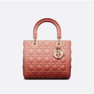 MEDIUM LADY DIOR BAG Gradient Cannage Lambskin