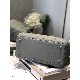 MEDIUM LADY DIOR BAG Ultramatte Cannage Calfskin