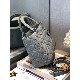 MEDIUM LADY DIOR BAG Ultramatte Cannage Calfskin