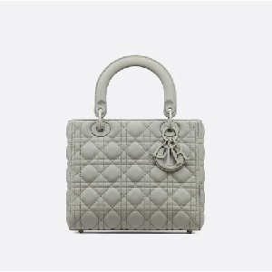 MEDIUM LADY DIOR BAG Ultramatte Cannage Calfskin