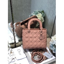 MEDIUM LADY DIOR BAG Ultramatte Cannage Calfskin