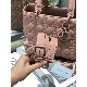 MEDIUM LADY DIOR BAG Ultramatte Cannage Calfskin