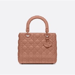 MEDIUM LADY DIOR BAG Ultramatte Cannage Calfskin