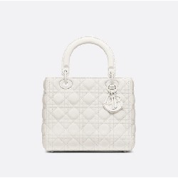 MEDIUM LADY DIOR BAG Ultramatte Cannage Calfskin