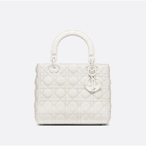 MEDIUM LADY DIOR BAG Ultramatte Cannage Calfskin