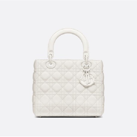 MEDIUM LADY DIOR BAG Ultramatte Cannage Calfskin