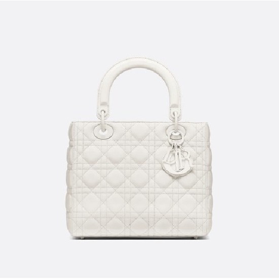 MEDIUM LADY DIOR BAG Ultramatte Cannage Calfskin