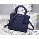 MEDIUM LADY DIOR BAG Ultramatte Cannage Calfskin
