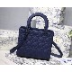 MEDIUM LADY DIOR BAG Ultramatte Cannage Calfskin