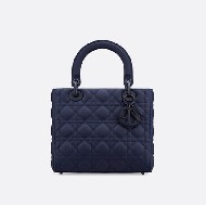 MEDIUM LADY DIOR BAG Ultramatte Cannage Calfskin