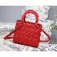 MEDIUM LADY DIOR BAG Ultramatte Cannage Calfskin