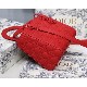 MEDIUM LADY DIOR BAG Ultramatte Cannage Calfskin