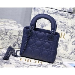 MINI LADY DIOR BAG Ultramatte Cannage Calfskin