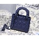 MINI LADY DIOR BAG Ultramatte Cannage Calfskin