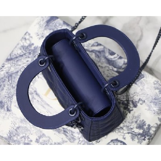 MINI LADY DIOR BAG Ultramatte Cannage Calfskin