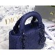 MINI LADY DIOR BAG Ultramatte Cannage Calfskin