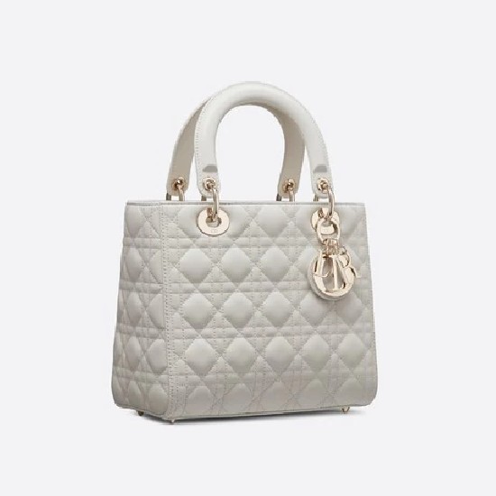 MEDIUM LADY DIOR BAG Cannage Lambskin