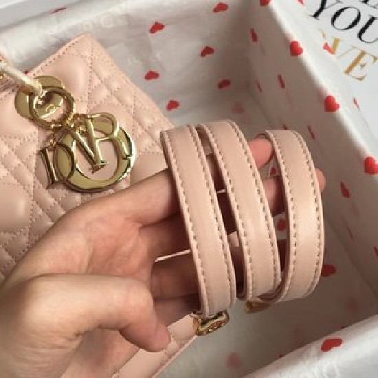 MEDIUM LADY DIOR BAG Cannage Lambskin