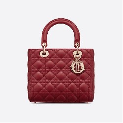 MEDIUM LADY DIOR BAG Cannage Lambskin