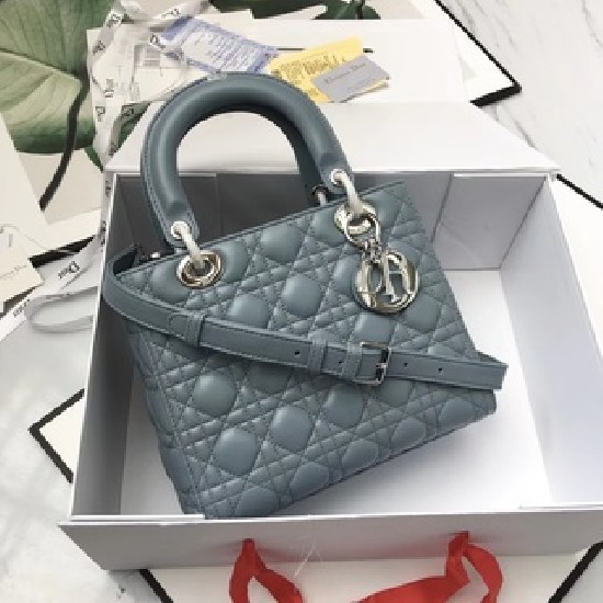 MEDIUM LADY DIOR BAG Cannage Lambskin