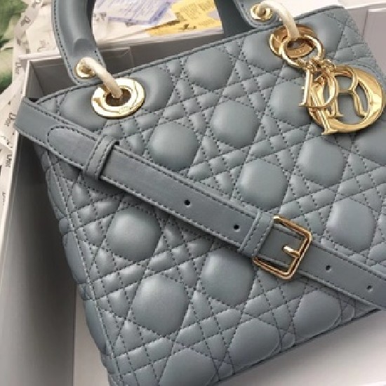 MEDIUM LADY DIOR BAG Cannage Lambskin