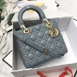 MEDIUM LADY DIOR BAG Cannage Lambskin