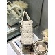 LADY DIOR MY ABCDIOR BAG Ultramatte Cannage Calfskin