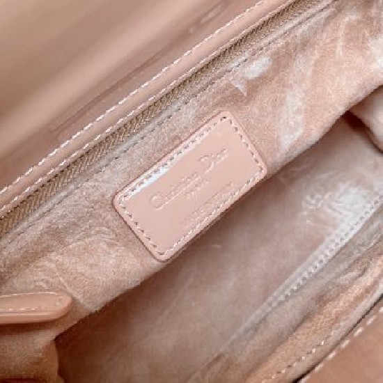 LADY DIOR MY ABCDIOR BAG Patent Cannage Calfskin