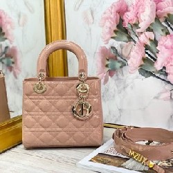 LADY DIOR MY ABCDIOR BAG Patent Cannage Calfskin