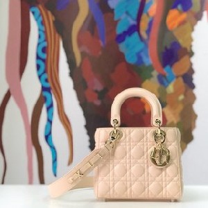 LADY DIOR MY ABCDIOR BAG Cannage Lambskin