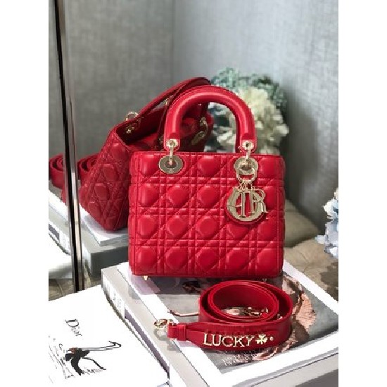 LADY DIOR MY ABCDIOR BAG Cannage Lambskin