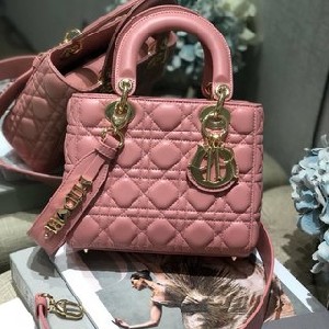 LADY DIOR MY ABCDIOR BAG Cannage Lambskin