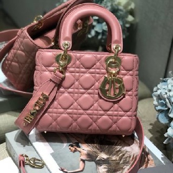 LADY DIOR MY ABCDIOR BAG Cannage Lambskin
