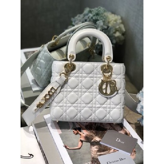LADY DIOR MY ABCDIOR BAG Cannage Lambskin