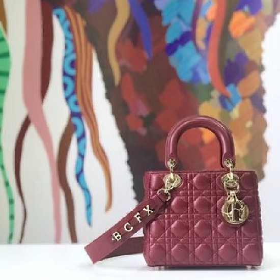 LADY DIOR MY ABCDIOR BAG Cannage Lambskin