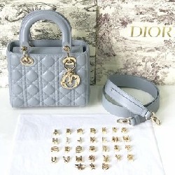 LADY DIOR MY ABCDIOR BAG Cannage Lambskin