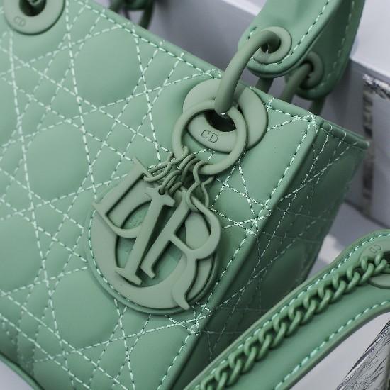 MINI LADY DIOR BAG Ultramatte Cannage Calfskin