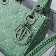MINI LADY DIOR BAG Ultramatte Cannage Calfskin