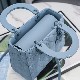 MEDIUM LADY DIOR BAG Ultramatte Cannage Calfskin