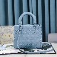 MEDIUM LADY DIOR BAG Ultramatte Cannage Calfskin